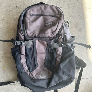 The North Face Brown and Black Backpack